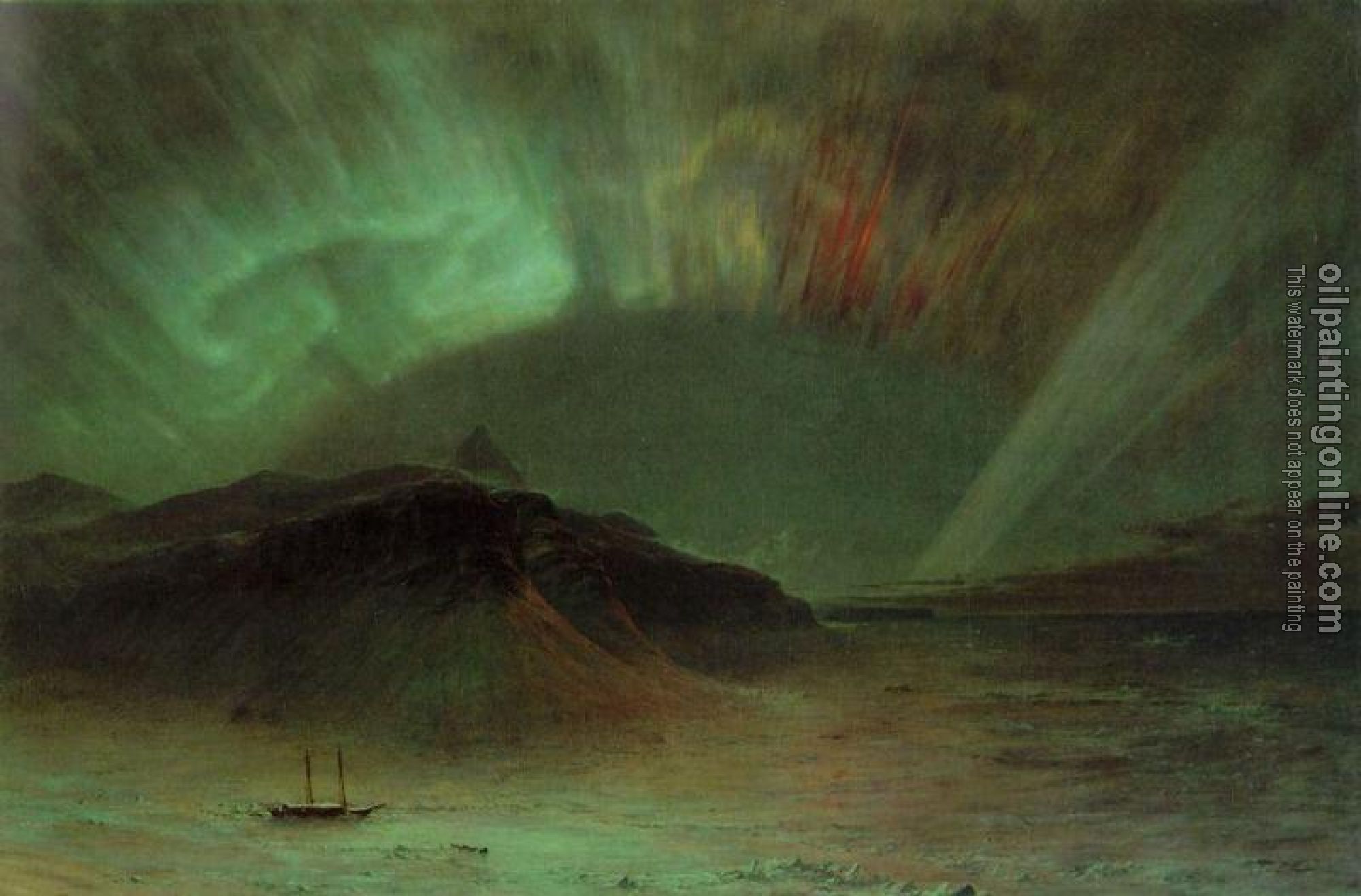 Frederic Edwin Church - Aurora Borealis